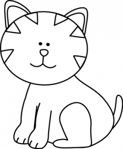 Black And White Drawing Of A Cat at GetDrawings.com | Free for ...
