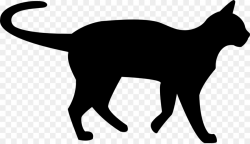 Havana Brown Kitten Black cat Clip art - black panther png download ...