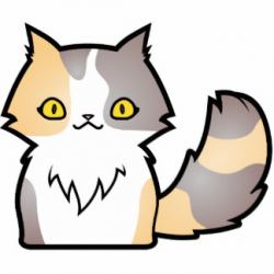 Calico Cat Clipart chibi - Free Clipart on Dumielauxepices.net