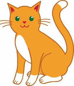 Orange And White Cat Clipart Free | jokingart.com Cat Clipart