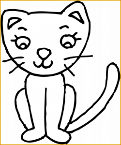 Best Cat Clipart Easy Pic For On Pumpkin Coloring Page Inspiration ...