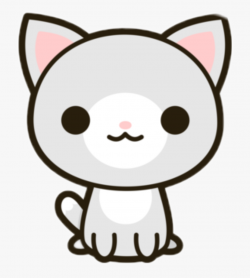 Cat Clipart Kawaii - Sticker Kawaii Png #666040 - Free ...