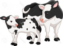 Best HD Cow And Calf Clip Art Images - Vector Art Library