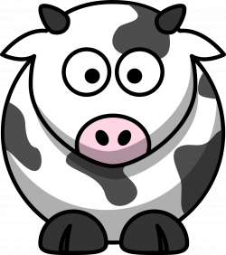 Clipart - Cartoon cow