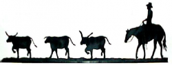 Cattle Drive Clipart