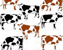 Cow clipart | Etsy