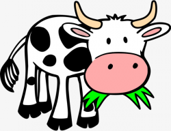 Cartoon Cow, Cartoon, Dairy Cow, Cattle Graze PNG Image and Clipart ...