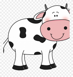 Cute Cow Clipart With Black Spots Will Trace The Idea - Cute ...