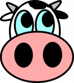 Cow Face easy to draw | lerisha party | Pinterest | Cow face, Cow ...