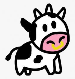 Cow Clipart Easy - Cartoon Cow Clip Art #9842 - Free ...