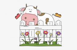 Cattle Clipart Farm Fence - Behind Of Clipart - Free ...