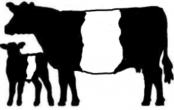 Cattle Silhouette at GetDrawings.com | Free for personal use Cattle ...