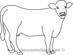 Cattle Outline Clipart