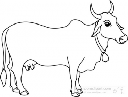 28+ Collection of Cow Clipart Outline | High quality, free cliparts ...