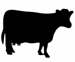 Cattle Silhouette Clip Art at GetDrawings.com | Free for personal ...