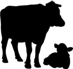 Cow head silhouette clip art. Download free versions of the image in ...