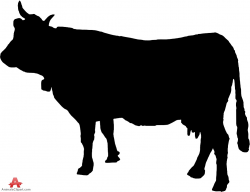 Cow Silhouette | Free Clipart Design Download