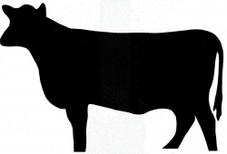 Cattle Silhouette at GetDrawings.com | Free for personal use Cattle ...