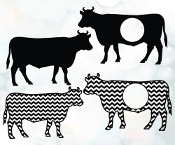 Cow SVG - Calf Clipart - Vector ClipArt for Commercial and Personal ...