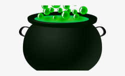 Witchcraft Clipart Bubbling Cauldron - Pot Of Gold #1781559 ...