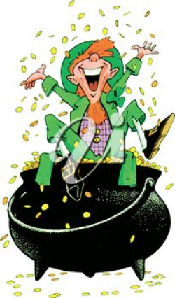 iCLIPART - Royalty Free 3d Clipart Image of a Leprechaun Holding a ...