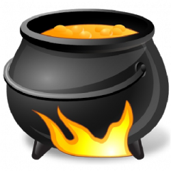 28+ Collection of Halloween Witch And Cauldron Clipart | High ...