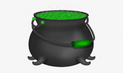 Halloween Green Witch Cauldron Clipart - Witch Cauldron Clip ...