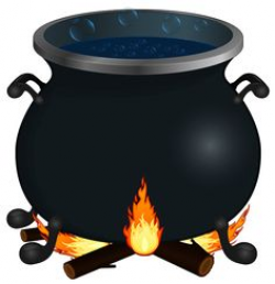 Halloween Black Cauldron PNG Clipart Image | Halloween clip ...
