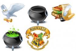 Harry Potter Iconset (5 icons) | Artua.com