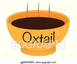 Vector Stock - Oxtail soup bowl. Stock Clip Art gg89404893 - GoGraph