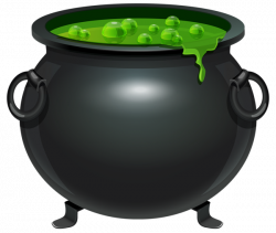 Halloween Black Cauldron PNG Clipart Image | Halloween clip ...