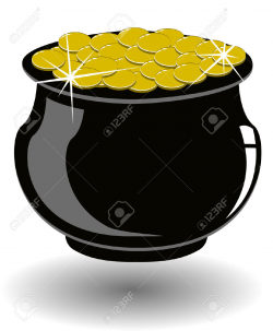 Clipart pot of gold - Clipart Collection | Free pot of gold clipart ...