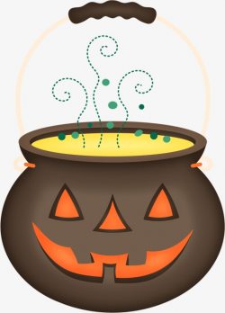 Pumpkin pot, Cauldron, Wizard PNG Image for Free Download