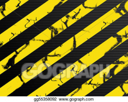 Stock Illustration - Caution background. Clipart gg55358092 - GoGraph