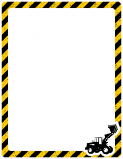 Printable construction border. Free GIF, JPG, PDF, and PNG downloads ...