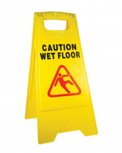 Caution Wet Floor Board transparent PNG - StickPNG