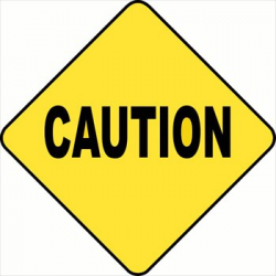 Image of Caution Clipart #6050, Clip Art Caution - Clipartoons