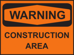 Construction Area Warning Clip Art | CONFERENCE-helps | Pinterest ...