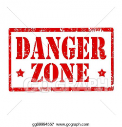 Vector Stock - Danger zone-stamp. Clipart Illustration gg69994557 ...