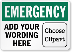 Emergency Signs Clipart