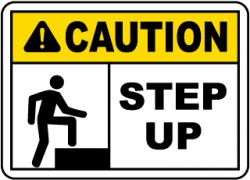 Caution Watch Your Step Signs, Watch Your Step Sign