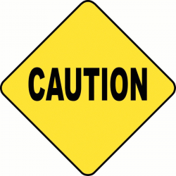 Funny Caution Signs Clip Art free image