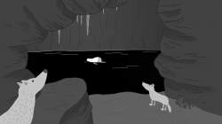 Animation illustration wolf GIF - shared by Nara on GIFER