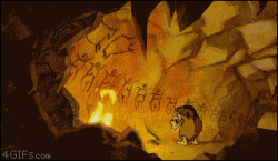 gif LOL animation caveman the first gif cave painting 4gifs •