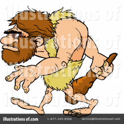 Caveman Clipart #1105158 - Illustration by Cartoon Solutions
