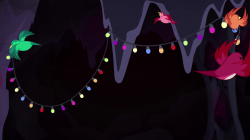Image - Birds hanging up lights in the crystal cave EG4.png | My ...