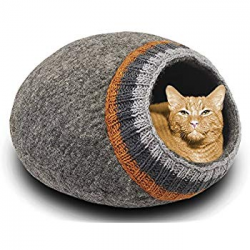 Amazon.com : Twin Critters Handcrafted Cat Cave Bed (Large) I ...