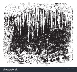 Stalactite cave clipart - Clipground