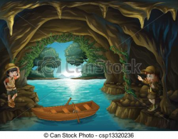 Inside A Cave Clipart