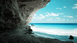 Beach: Beautiful View Blue Sky Beach Wallpaper Clipart for HD 16:9 ...